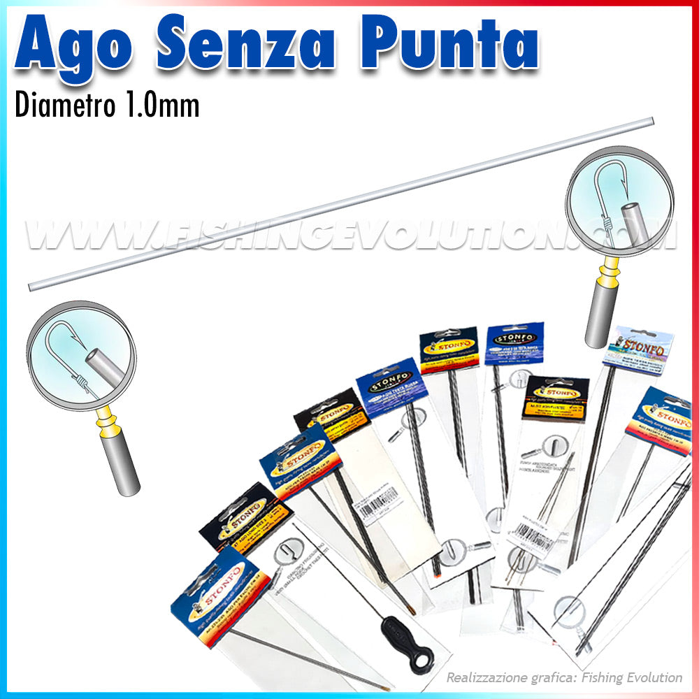 Art. 424 Ago Cavo senza Punta 20 cm (5 pz)