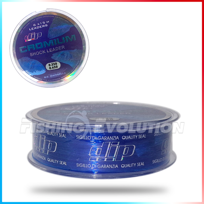 DIP Chromium Shock Leader 6x15 mt. 25-65