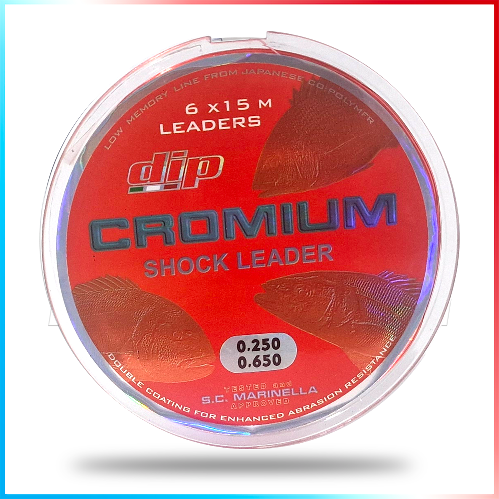 DIP Chromium Shock Leader 6x15 mt. 25-65