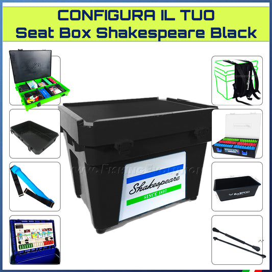 Configura il Tuo Seat Box Shakespeare Black