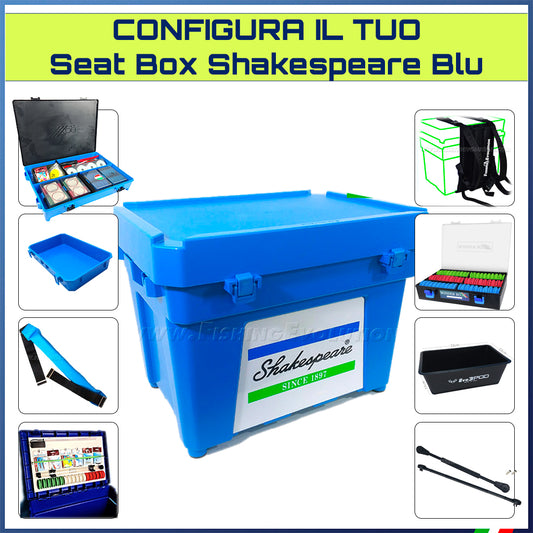 Configura il Tuo Seat Box Shakespeare Blu