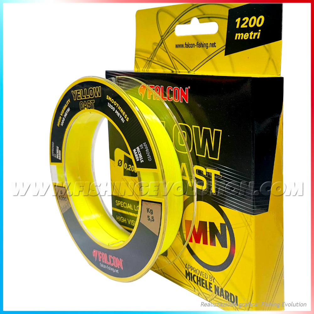 Nylon Falcon Yellow Cast 1200 mt