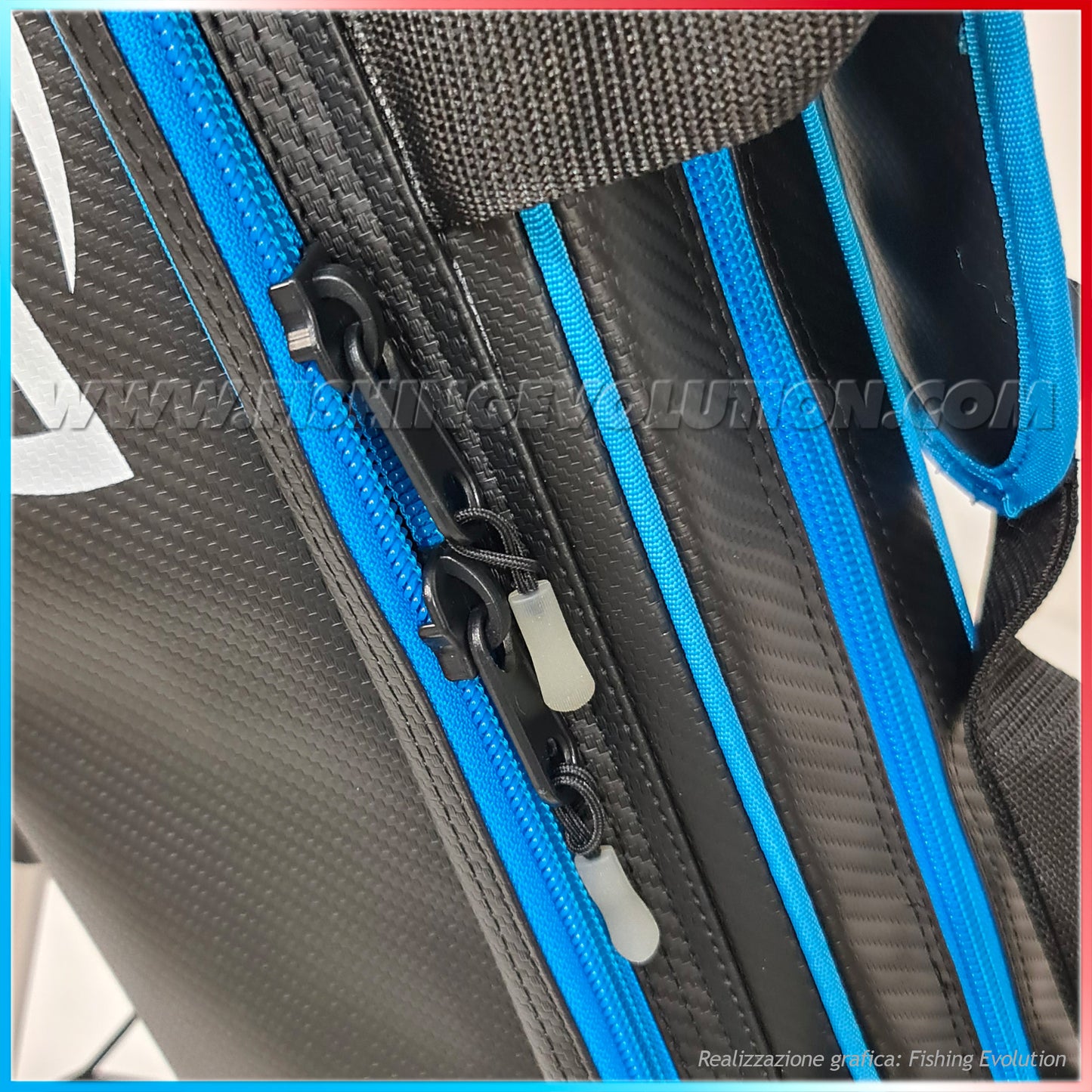 Fodero Porta Canne Rigido con Tripode e tasca laterale 170cm Sacca per canne con Tripode, Borsa per canne con Tripode, Fodero per canne