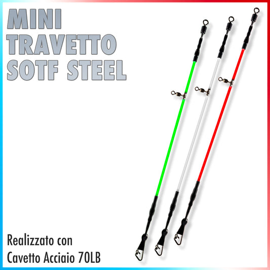 Mini Travetto Soft Steel 70Lb (3pz Tricolore)