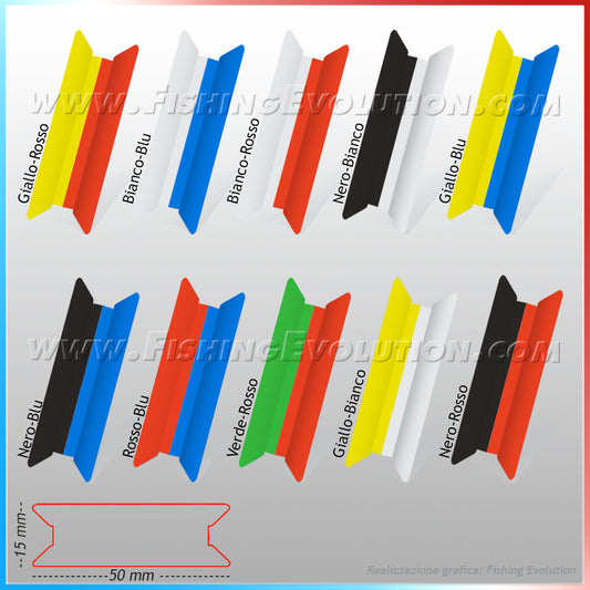 Ruzzole 50x15 Bicolore