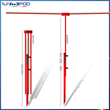 Stendi Travi T Apertura Alare 200cm