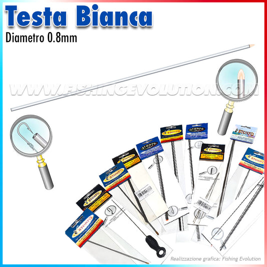 Art.550 Aghi Testa Bianca (5 pz)