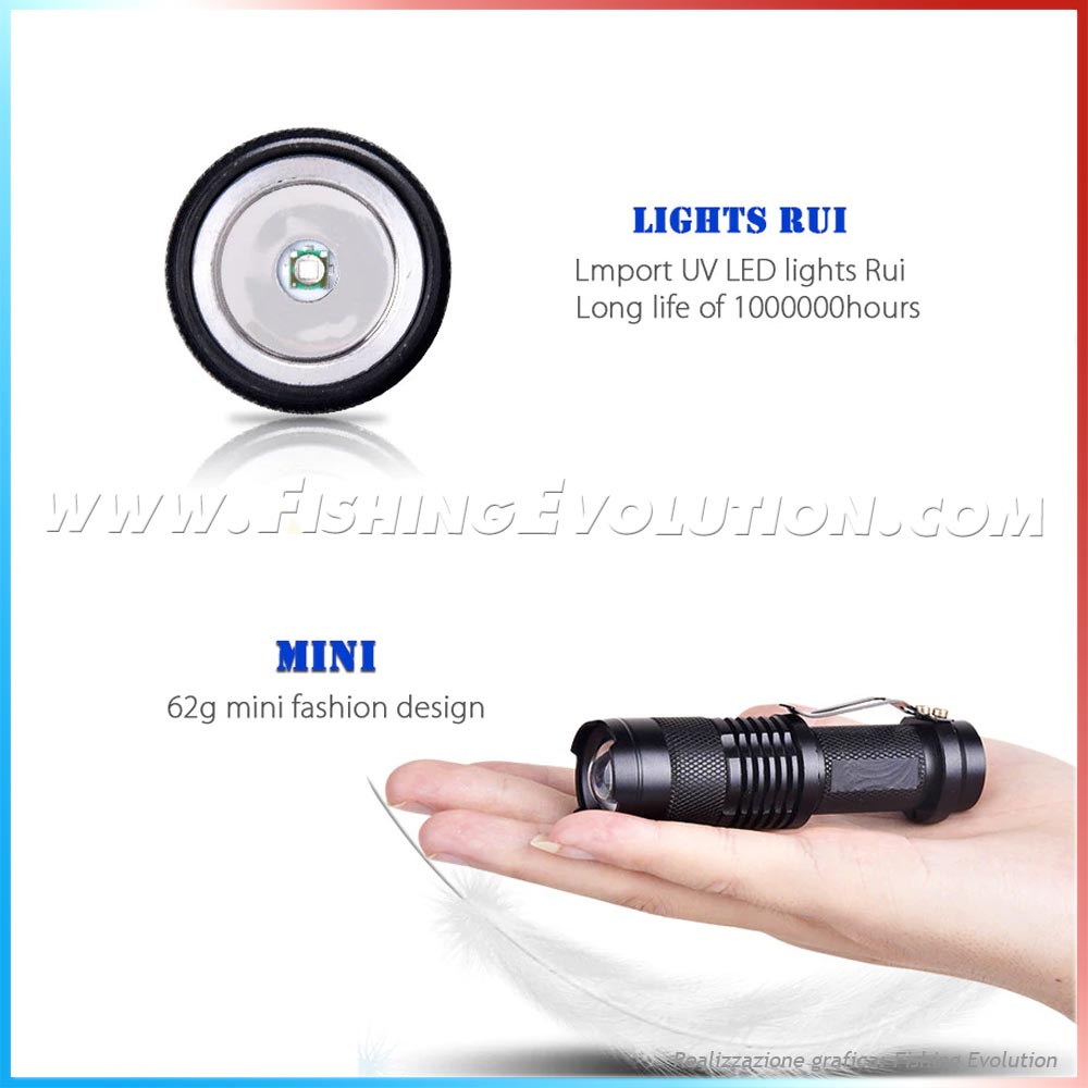 Torcia Cree Led Uv NM395