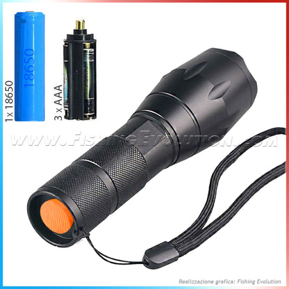 Torcia UV MN395 Cree Led (3AAA - 1X16850)