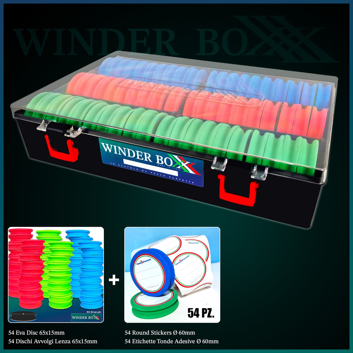 Winder Boxxx + 54 Ruzzole FE + 54 Spillini