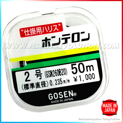 Gosen Filo in Poliestere Nero 50m