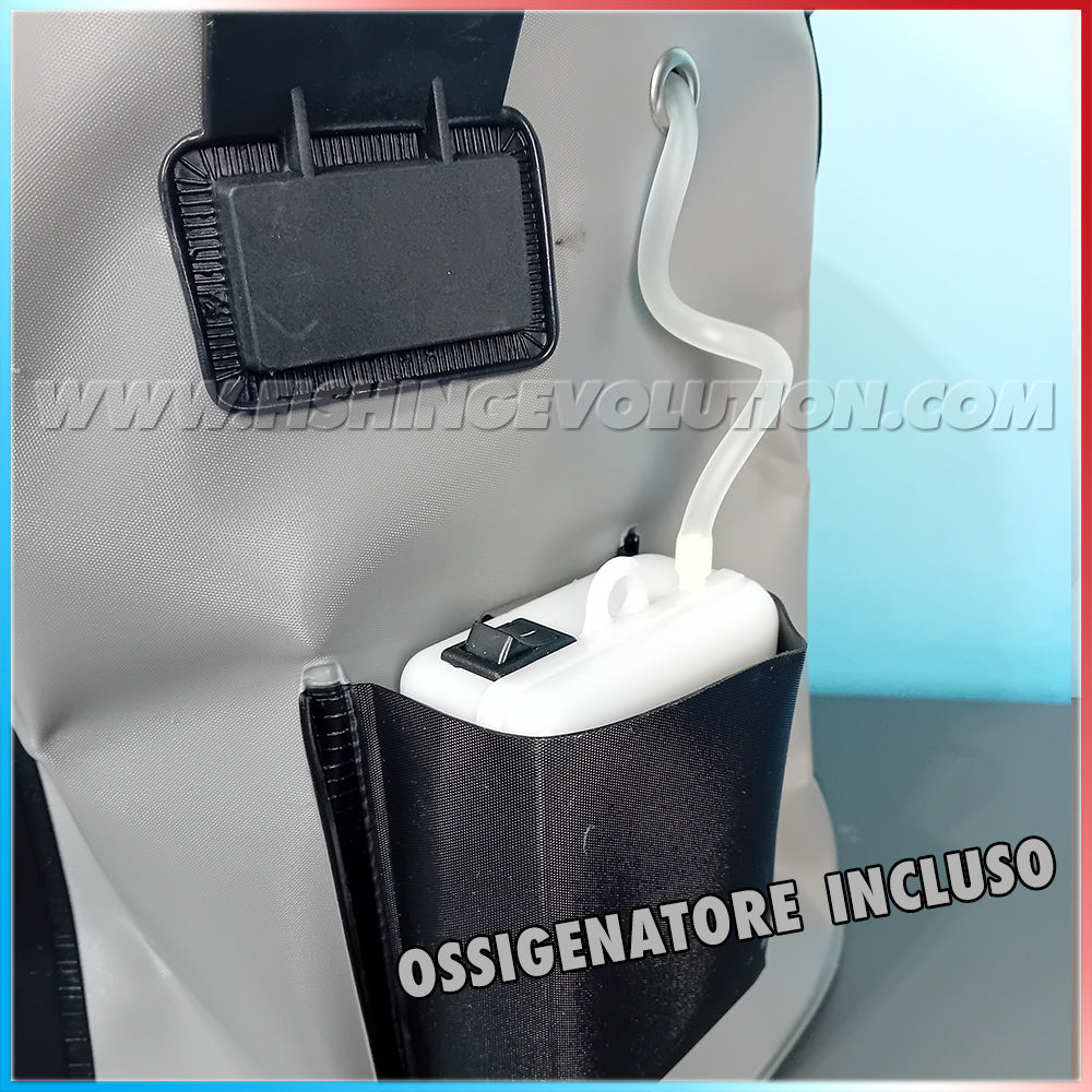 Secchio Porta Vivo con Ossigenatore