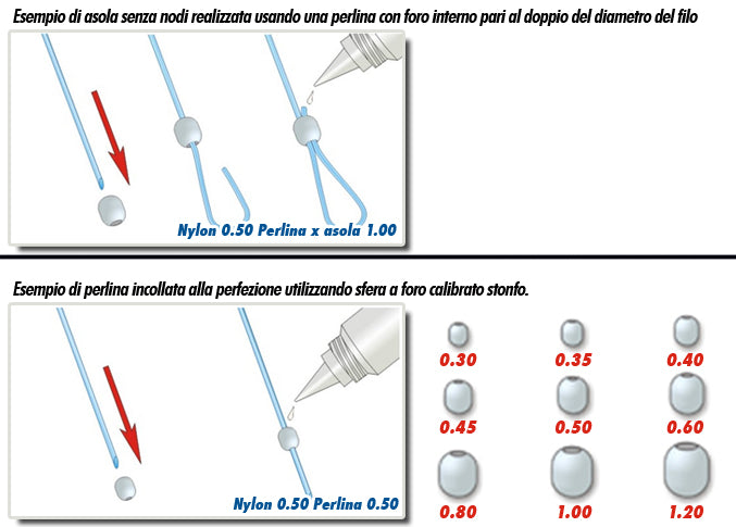 Perline foro calibrato Art.519