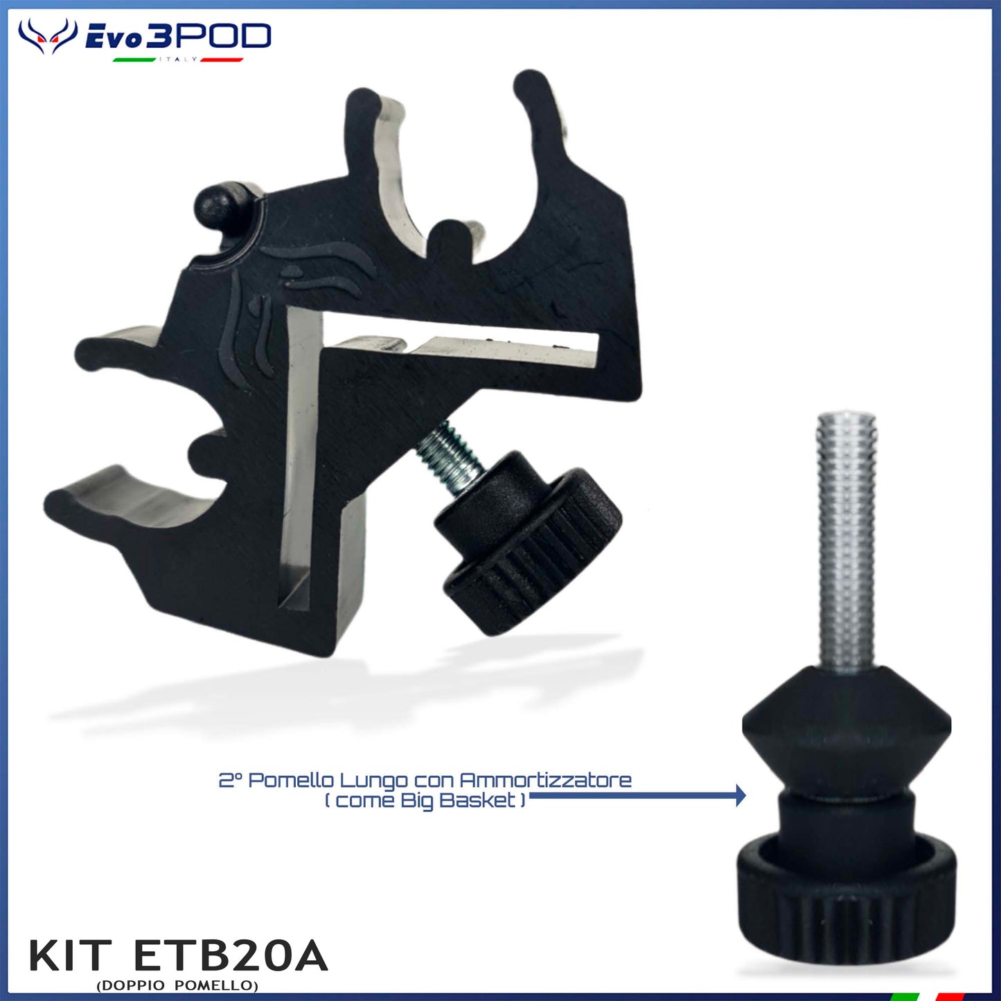 Kit Stabilizzatore e Blocca Gambe Ap.-Ch. con gancio per Secchio