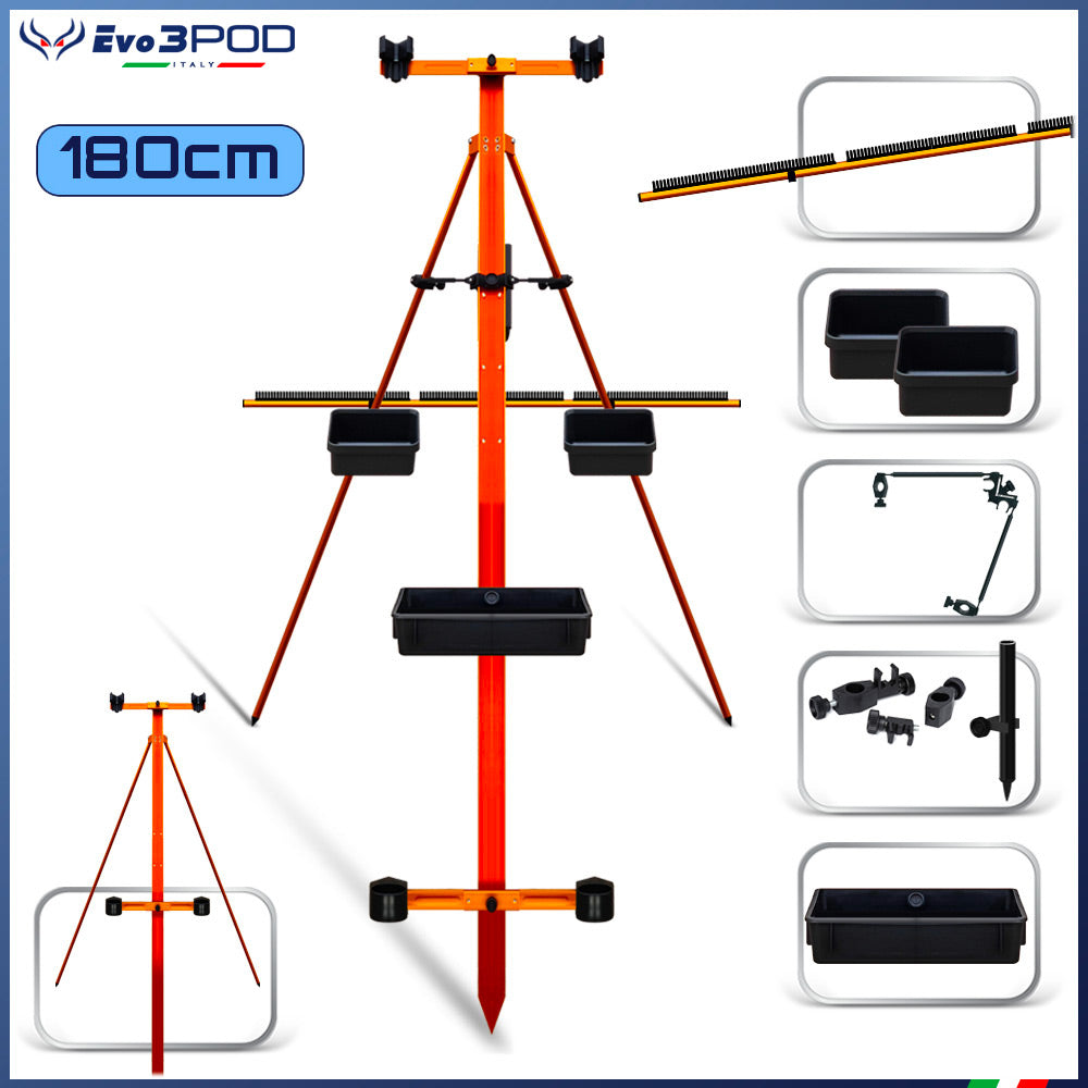 Combo Postazione Doppia Canna SurfCasting Mod.3004