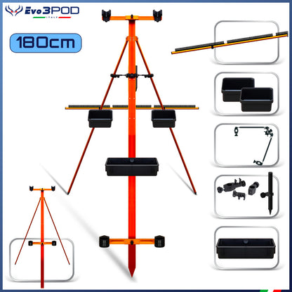 Combo Postazione Doppia Canna SurfCasting Mod.3004