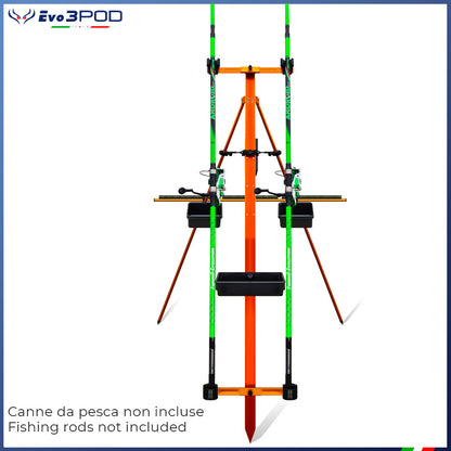 Combo Postazione Doppia Canna SurfCasting Mod.3004