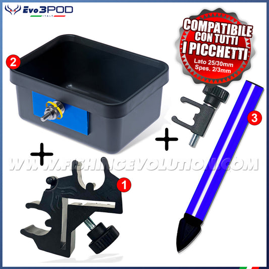 Kit Vaschetta e Porta Aghi da Picchetto