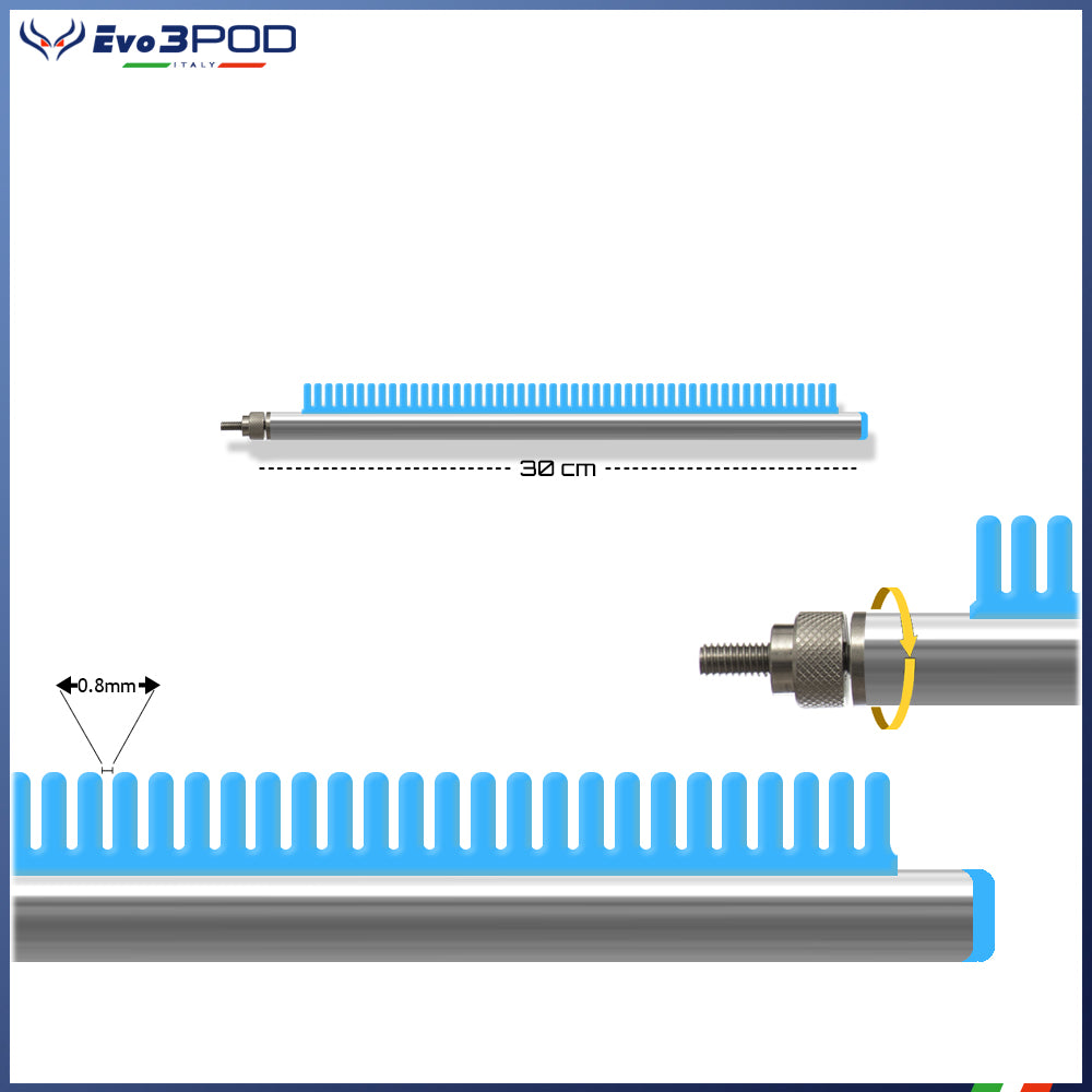 Braccetto Stendi Travi Laterale a Pettine 30cm