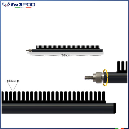 Braccetto Stendi Travi Laterale a Pettine 30cm