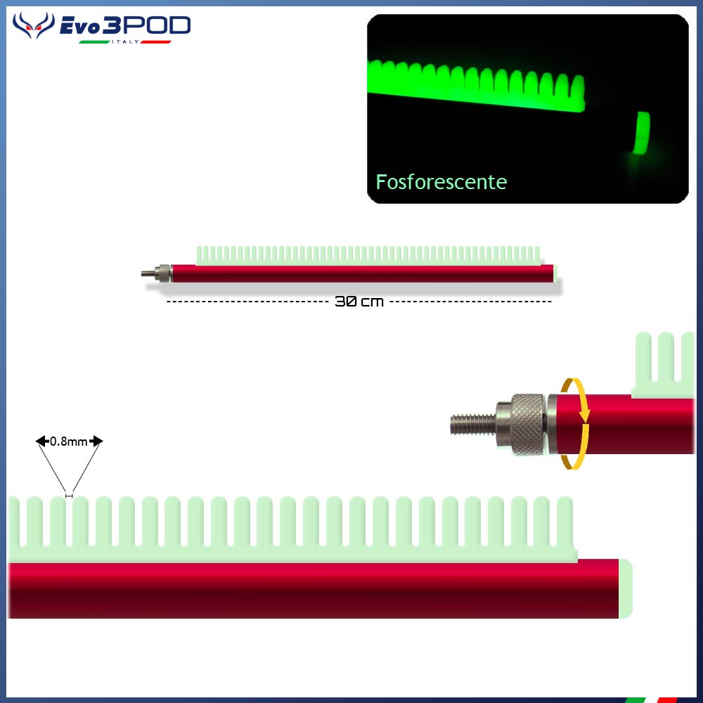 Braccetto Stendi Travi Laterale a Pettine 30cm