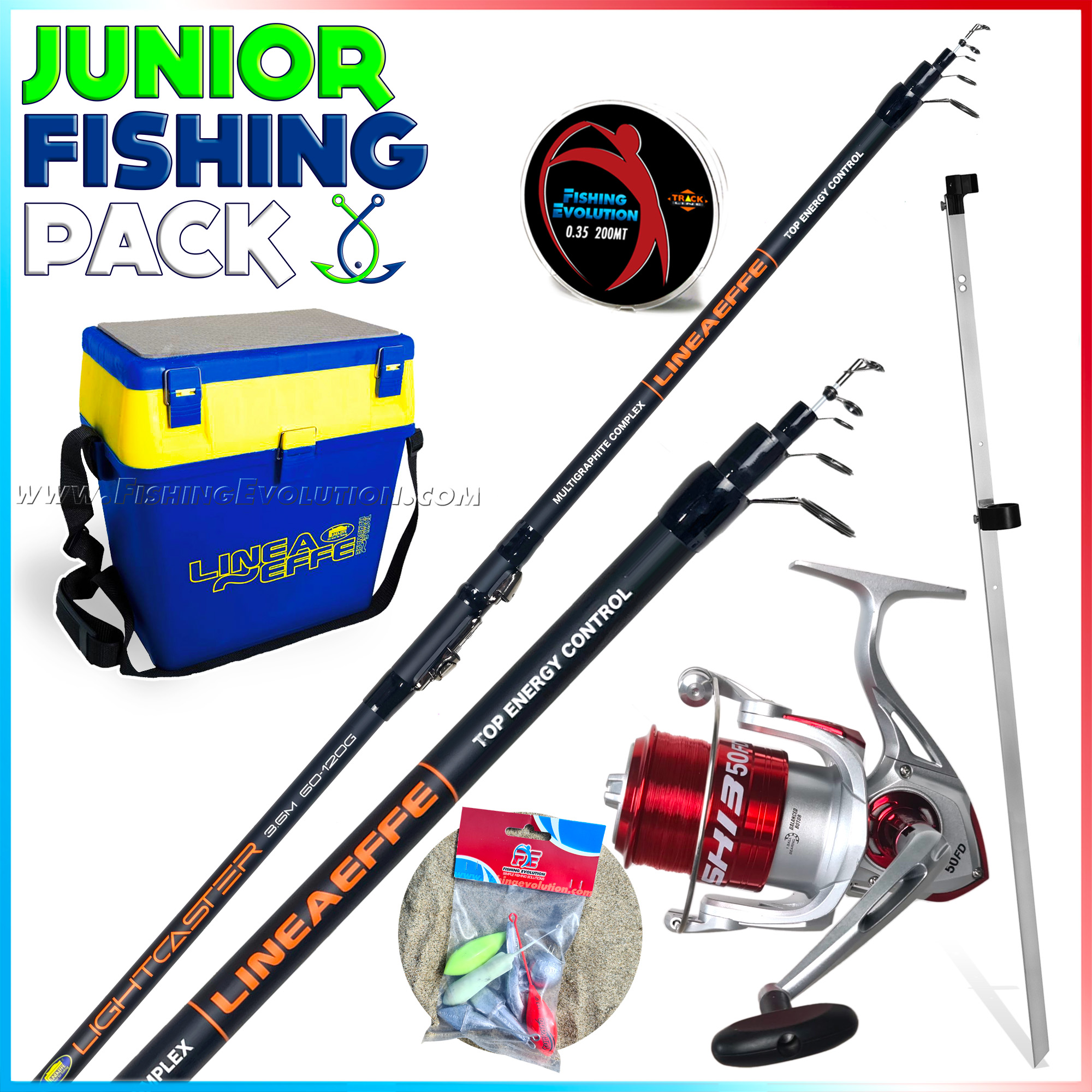 Fishing Evolution Junior Fishing Pack in VideoCorsi e Max Pack